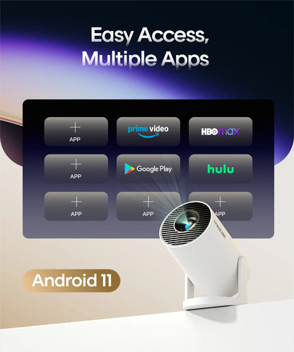 Magcubic HY300 Smart Projector | 4K Support, Android 11, Dual WiFi, Bluetooth